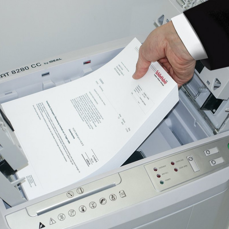 Поништувач на хартија шредер Ideal 8280 c/c